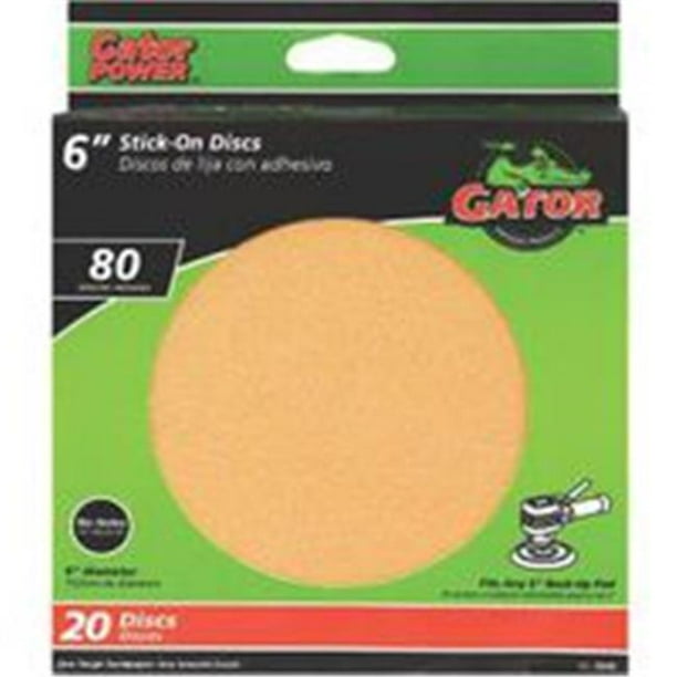 ALI Industries 3245 GLD Stick-On Disc 80# 6In ALI Industries 3245 GLD Stick-On Disc 80# 6In